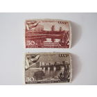 Канал Москва-Волга, Карамышевская плотина  башни управоения Яхромского шлюза.1937-1947 гг.