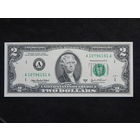 США 2 доллара 2003г.UNC (из пачки).