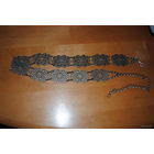 Женский посеребренный ремешок-На Бёдра-кованный-качественно сидят все звенья-ед./экз!