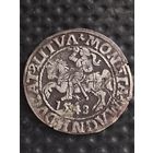 Полугрош 1548 г. Сигизмунд II Август, без мц.