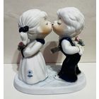 Винтаж! Фарфоровая статуэтка "Поцелуй"  EM Exclusive collection. Kобальт. Германия. АУКЦИОН не с рубля без МПЦ.