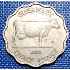 Гернси 3 пенса 1956 г.