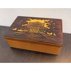 Коллекционная деревянная шкатулка с изображение Большого театра оперы и балета