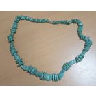 Бусы времен СССР. 57см. Камень. Бирюза. Эффектные