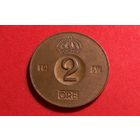 2 эре 1967. Швеция.