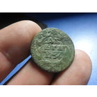 Денга 1754 г. Российская Империя (2) Елизавета Петровна редкая