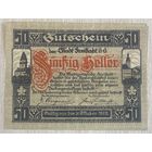 Нотгельды Австрия Фрайштадт 50 геллеров 1920 год