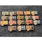 Олимпиада 1980. Москва. Олимпийские игры. Сборный лот. Цена за один значок. (Е-3)