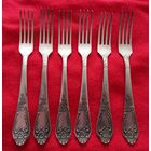 Мельхиор СССР.МНЦ. Набор столовых вилок