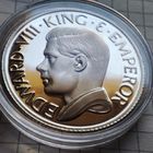 25 евро Великобритании 1996 года. 60- летию отречения от престола короля Великобритании Эдуарда 8. Серебро 925 пр.