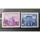 Германия, ГДР 1955 г. Mi.447-448 MNH** полная серия