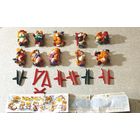 Серия киндер "Зайцы-лыжники", 1995 г. Полная серия.