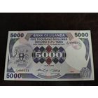 Уганда 5000 шиллингов образца 1986 года UNC p24b