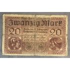 Банкнота 20 марок 1918 год. Германская империя.