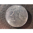 Индия. 2 рупии. 2008. С 20 копеек. Распродажа коллекции. Смотрите другие лоты.