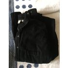 Рубашка чёрная вельвет 48-50 хлопок ( замеры на фото)