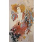 Картина Комар Людмила "Сухие листья", 80х50см. х.м.