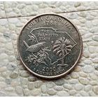 1/4 доллара 2000 года США. Квотер штата Южная Каролина..