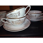 Изящные чайные пары ЧЕХОСЛОВАКИЯ