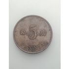 Финляндия 5 пенни 1929 года .