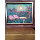 Ландарский Р.Е.заслуженный художник картон масло