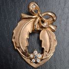 Брошь, винтаж бантик. Металл