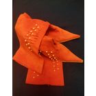 Сапоги винтажные из тонкой пурпурно- красной замши. Отделка " жемчужинками"Оригинал итальянского бренда Norma J . Baker. 37,5 р.