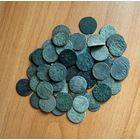 Сборный лот монет Речи посполитой( боратинки) 55 шт