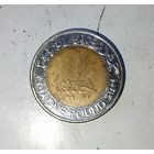 1 фунт 2018 года Египет. Арабская Республика Египет. Родная патина!