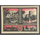 Нотгельд 75 пфеннигов 1921 год. Болькенхайн. Веймарская республика