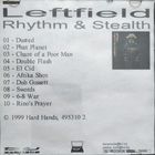 Leftfield - Rhythm & Stealth (cdr)