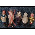 1 штука Новогодние игрушки советских времён 60-х на прищепке цена за одну