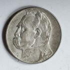 5 злотых, 1936 год. Пилсудский. VF.