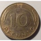 10 пфеннигов Германия ФРГ 1990 d