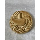 Брошь и Кулон Птицы фирма Chanell Island керамика цена за 2 шт винтаж Редкость