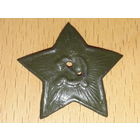Кокарда Звезда пришивная 36 мм. жесть