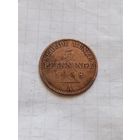 3 пфеннинга 1858 года. Липпе.