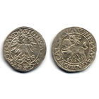 Полугрош 1565, Жигимонт Август, Вильно. Окончания легенд: Ав - L, Рв - LITV. Коллекционное состояние