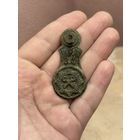 Царская накладка на замок- рижская замочная фабрика *смотрите другие лоты*