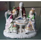 Статуэтка фарфоровая.Игра в карты.Германия.