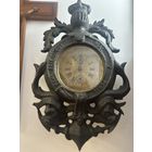 Шикарные чугунные часы, 1890-1900 год, Европа, механика, полностью исправны,много лотов с рубля