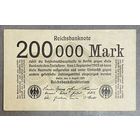 Банкнота 200000 марок 1923 год. Веймарская республика.