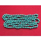 Бусы бирюза СССР. Длина 70 см.