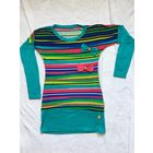 Туника 44 яркая в полоску