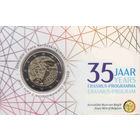 2 евро 2022 Бельгия 35 лет программы Erasmus блистер BU