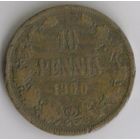 10 пенни 1900 год _состояние VF+