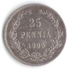 25 пенни 1909 год  _состояние VF/ХF