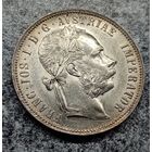 Флорин Австро-Венгрия 1888 год UNC,