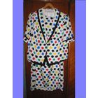 Женский летний костюм "тройка" (юбка + топ + блейзер), р.52-54