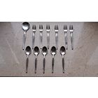 Набор посеребренные столовые приборы 12 штук клеймо 90 Германия ХХ век